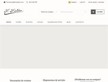 Tablet Screenshot of floresfeliu.com
